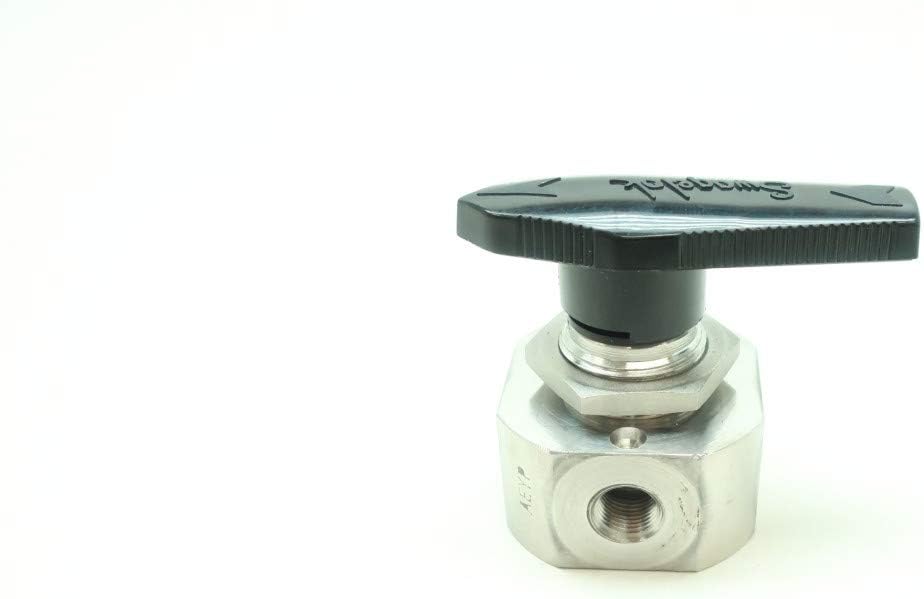 SWAGELOK SS-43YF2 4-Way Manual Stainless Ball Valve 1/8IN NPT