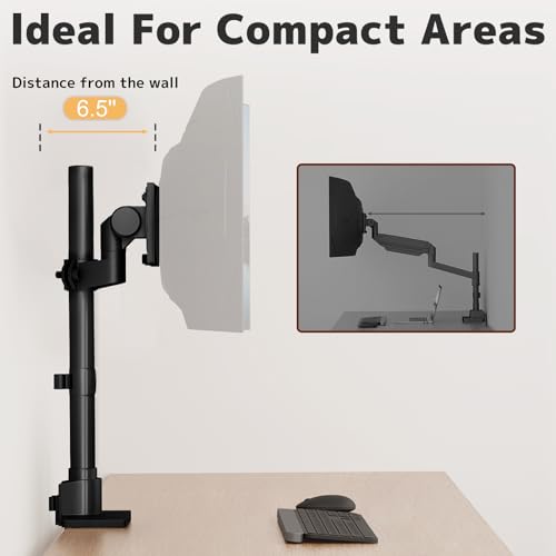 Image of 24-57'' Ultrawide Monitor Desk Mount, Aluminum Heavy Duty Monitor Arm