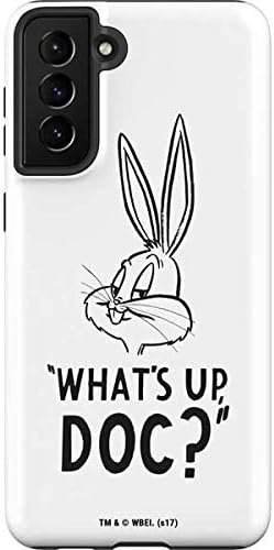 Skinit Pro Phone Case Compatible with Galaxy S21 Plus 5G - Officially Licensed Looney Tunes Retro Bugs Bunny Design