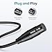 InnoGear XLR Microphone Cables, 6 Feet 2 Pack Oxygen-Free Copper Male to Female 3-Pin Balanced XLR Mic Cables Cord for Speaker Podcast Audio Mixer DMX Effector Amplifier Sound Card, Black