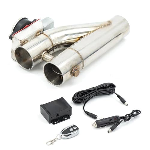 Tubo de escape coche silenciador 3.0 kit de válvula eléctrica doble con control remoto