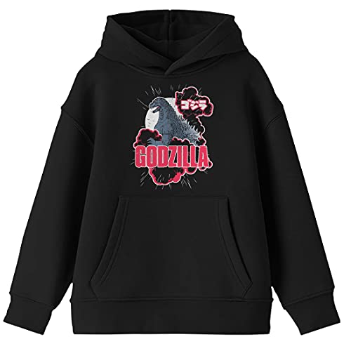 Amazon.com: Bioworld Godzilla Monster and Logo Youth Black