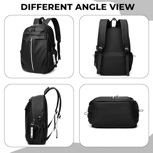 Image of Kraptick Laptop Backpack | Waterproof & Durable Laptop Bag for Office, Travel & College | Spacious & Lightweight Backpack | Fits 15.6 Inch Laptop | Multipurpose Laptop Bag for Men & Women