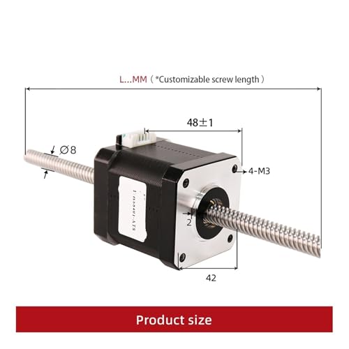 Moteur pas à pas T8 200mm pour optimiser votre atelier d'impression 3D maison