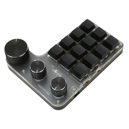 Clavier mécanique personnalisé 12 touches axe rouge macropad BT pour bureau et jeu