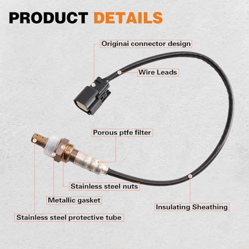 Sensor de Oxígeno 4Pcs Upstream y Downstream para Edge y Explorer miniatura 5