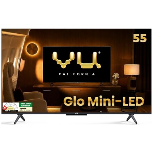 Image of Vu California 139cm (55 inches) Glo MiniLED Google 4K TV VUGLOMINILED 2026