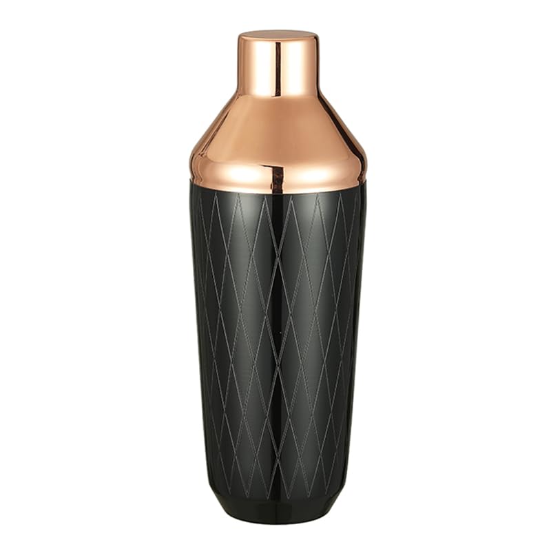 Shaker per Cocktail Acciaio Inox, Set Da Bar Con Shaker For Cocktail E Accessori: Kit Misurino Cucchiaio Mescolare, Colino Pestello(Silver)