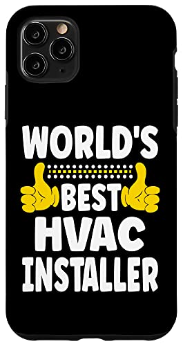 iPhone 12 Pro Max World's Best HVAC Installer Funny Job Title HVAC Installer Case