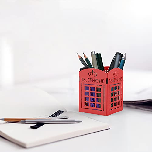 Mango-Steam-Porte-stylos-en-metal-support-pour-bureau--Organiseur-de-pot-a-crayons-pour-bureau-salle-de-classe-maison-telephone-rouge