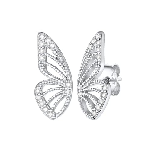 FindChic Hypoallergenic Sterling Silver Small Bar/Heart/Dot/Triangle/Butterfly/Lightning Studs Earrings Minimalist Geometric Jewelry Valentine Gifts for Women Men Girls, with Gift Box 01. Do