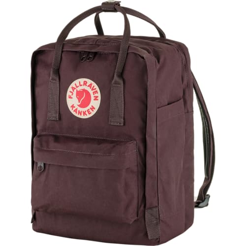 Image of Fjallraven Kanken Laptop 15 Backpack - Padded Laptop Sleeve, Durable Vinylon Fabric - School, Travel, Blackberry