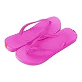 Swalker Flip Flops for Women & Men, Recyclable Rubber Sole Women Sandals with Non-Slip & Bouncy Footbed
