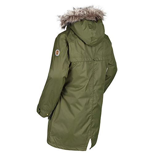 Parka imperméable enfant Regatta Haloma vert cypress taille 116