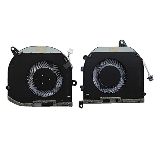 TXLIMINHONG New Compatible CPU and GPU Cooling Fan for Dell XPS 15 9570 7590 XPS 15-9570 Precision 5540 Series Laptop DFS501105PR0T FKCH 008YY9 0TK9J1 0V9H8N 0F01PX DC5V 0.5A LATOP Fan