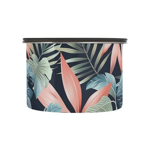 Contenedor de Café Acero Inoxidable Diseño Tropical 500ml miniatura 2