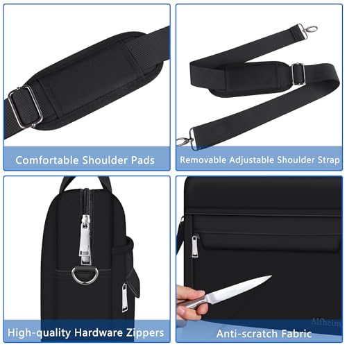 Alfheim Laptop Bag Briefcase Shoulder Bag for Men Women 6