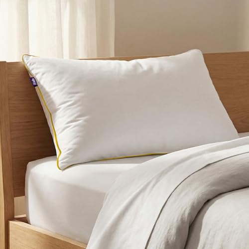 Image of Frido Ultimate Cozy Classic Pillow - A Super Soft & Fluffy Pillow for Sleeping - Premium Comfort for Side, Back & Stomach Sleepers - White, Set of 1