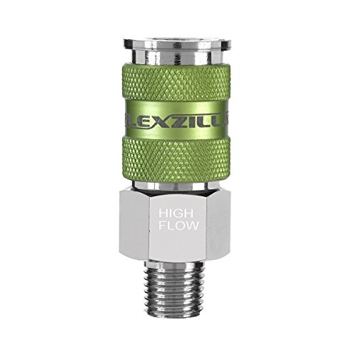 Image of Flexzilla Pro High Flow Coupler, 1 /4 inch Body, 1 /4 inch MNPT - A53426FZ