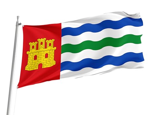 Bandera De Temporada Salinas Del Manzano, Cuenca Banderas Divertida Duradera Bandera Del Patio Para Interiores Vacaciones Casa 152X90Cm