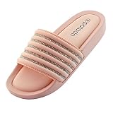 Palado Damen Slides Remmy Sandalen - Wolkenslipper - leichte Bequeme Sommer-Badeschuhe - Moderne Coole Hausschuhe pink 41 EU