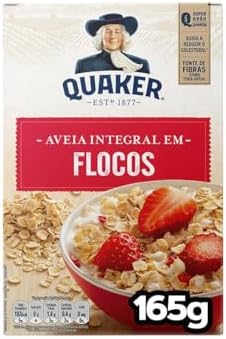 Aveia Em Flocos Regulares Quaker Caixa 165G