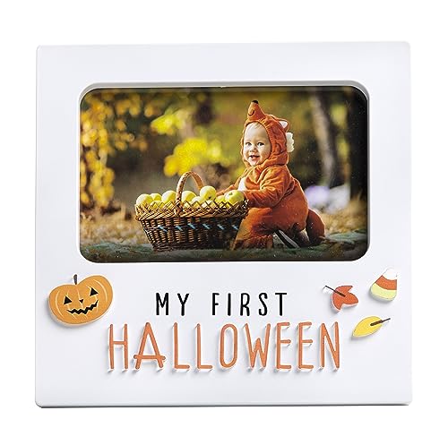 Reece Studio My First Halloween 3D Frame, Newborn Keepsake Photo Frame, Baby Holiday Picture Frame, Fall Home Decor for Baby Girl or Baby Boy