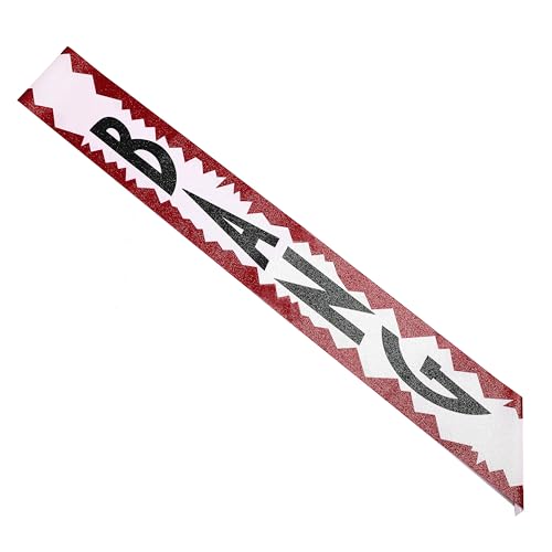 ASVP Shop BANG Cowboy Sash with Glitter Effect Perfect for Concert Party Outfit