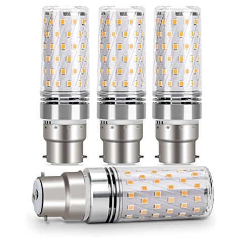 wowatt B22 LED Bayonet Bulbs Warm White 3000K,16W Equivalent to 126W Halogen Bulbs, 1600LM B22 LED Corn Bulb for Home Lighting, No Flicker, Non Dimmable, Pack of 4 Cover
