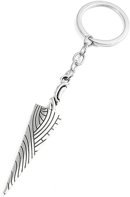 VNEWSCHI Anime Keyring Keychain Nail Sword Bone Nail Pendant Vintage Classic Backpack Cell Phone Accessories Men Jewelry Gift