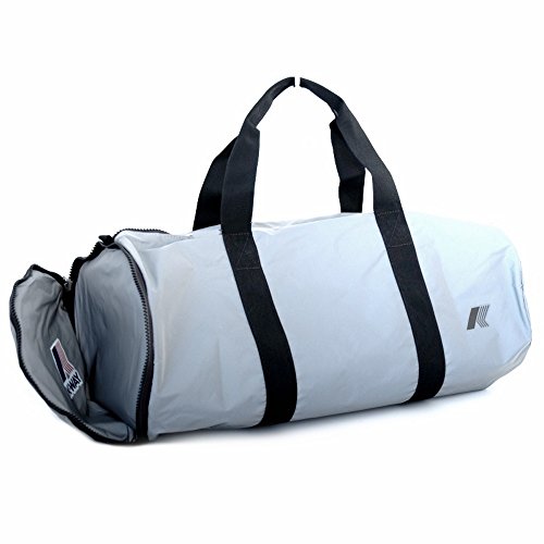 Sac de voyage K-Way réfléchissant unisexe gris argenté compact - 2
