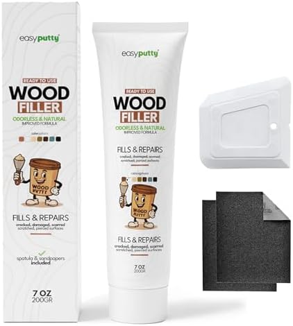 Wood Filler - Wood Putty for Furniture Repairs, Wooden Cabinets, ...