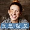 Sibba 20 x Eye Patches for Adults Adhesive Disposable Medical Eye Patch Light Blocking Eyes Pad Stickers Breathable Sleep Patches Non-Woven Adhesive Bandages Eyepatch for Amblyopia Lazy Eyes, 3.5x2.5