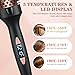 Anluomania Thermal Brush 35mm, Thermobürste, Lockenbürste, 130℃-210℃, mit 5 Temperaturstufen, Leichte Kompakte Größe, Tourmalin-Keramik, PTC 30s-Schnellwärmung, Haarglätter Lockenwickler Styling Tool