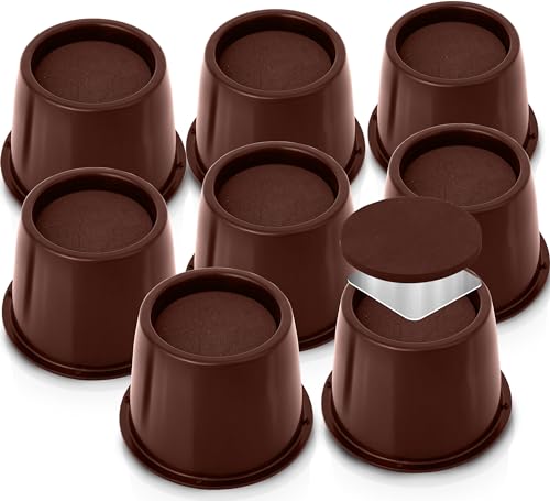 Utopia Bedding 3-Inch Round Bed Risers, 8 Pack