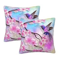 Cherry Blossoms Hummingbirds Spring Bird