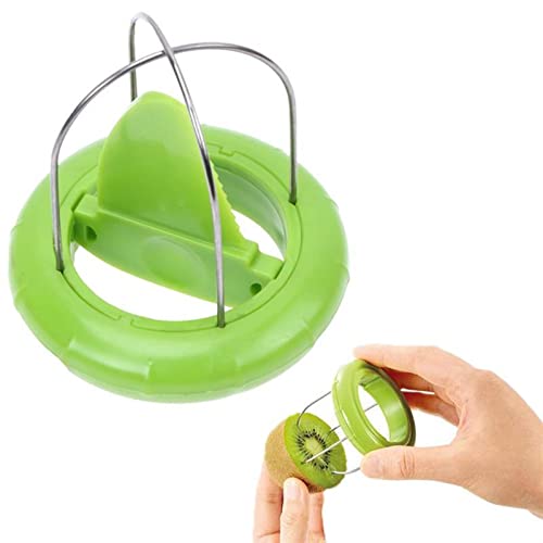 Cortador y pelador de kiwi con mango plástico y cuchilla de acero inoxidable miniatura 1