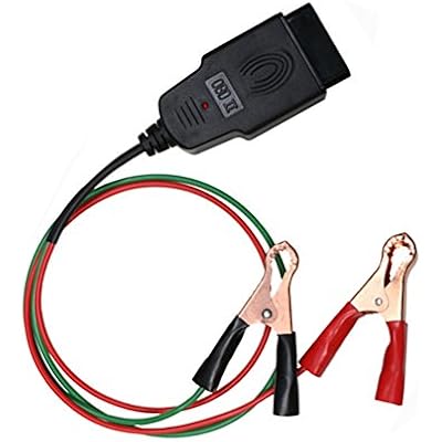 Vgate OBD II Memory Saver Connector with Two 2 Alligator Clips
