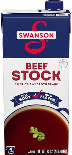 SWANSON S Beef Stock, 32 oz Carton