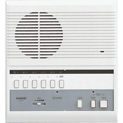 LEF-5 5-Call Audio Master Station – Open Voice Intercom, Selective Calling, Hands-Free Reply, ABS Housing
