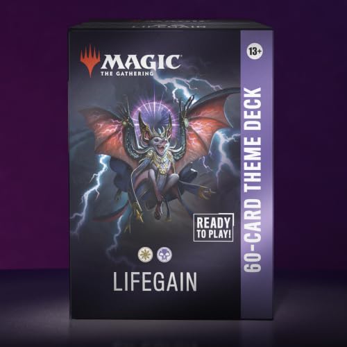 Image of Magic: The Gathering 60-Card Theme Deck - Lifegain (1 Ready-to-Play Deck, 1 Deck Box, 5 Tokens)