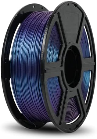FLASHFORGE Sparkle Clear PLA filament do drukarki 3D, błyszczący filament PLA z brokatem, 1 kg (2,2 kg) półprzezroczysta szpula, dokładność pomiaru +/- 0,02 mm, błyszczące i opalizujące filamenty