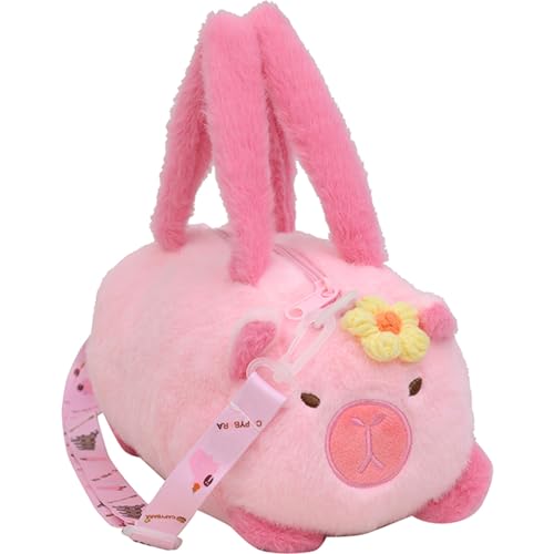 Kawaii Plush Crossbody Bag Cute Small Casual Shoulder Bag Purse Travel Daypacks