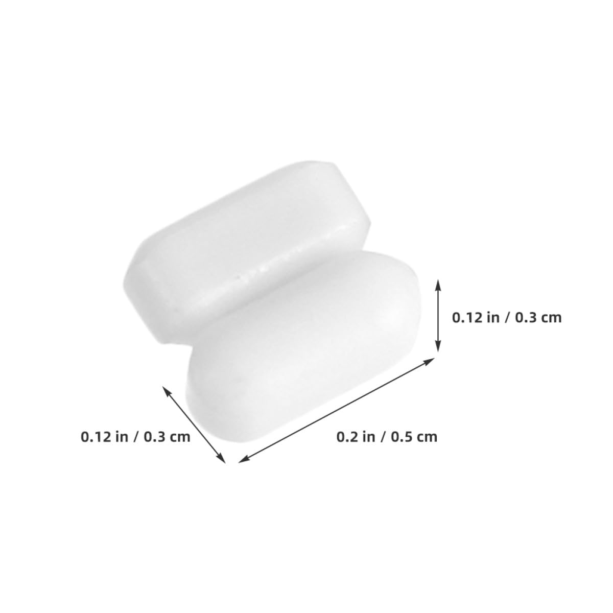 10 Pezzi Asta Magnetica in Ptfe Bianca per Laboratorio, Miscelatore Magnetico Barra di Agitazione Resistente e Facile da Usare, per Ambienti di Laboratorio Riutilizzabile