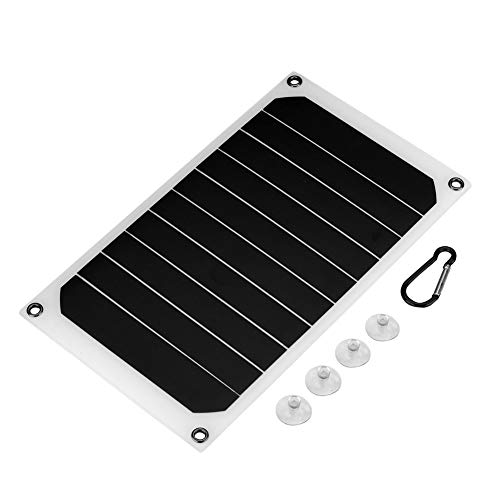 Wincal Panneau Solaire-Portable 10W extérieur IP64 Chargeur de Banque d'alimentation de Panneau Solaire étanche Sortie USB 5V Cover