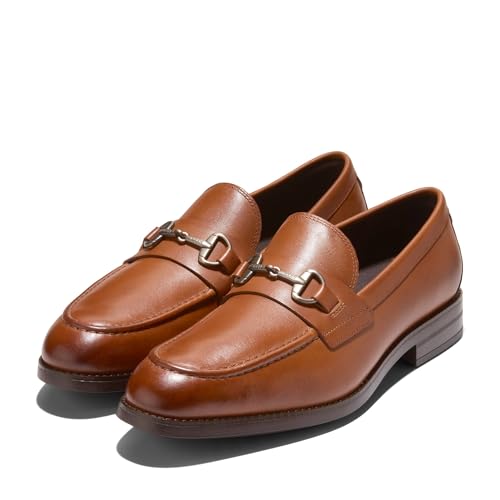Cole Haan Men's Harmon Grand Bit Loafers, British Tan/Dark Brown Water Proof, 7.5-W US - image 4
