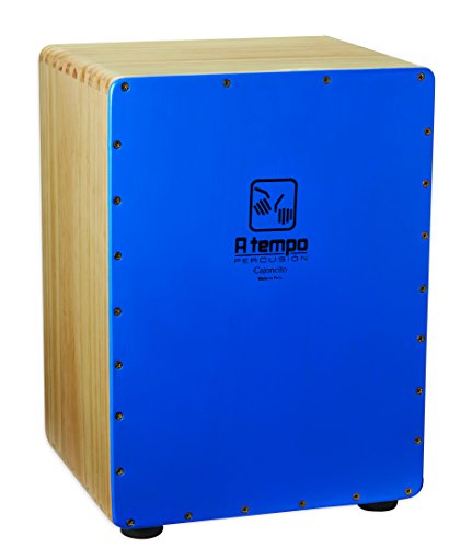 Amazon | A Tempo Percusion Cajon ブルー (CJ-CCITO-B1) | カホン