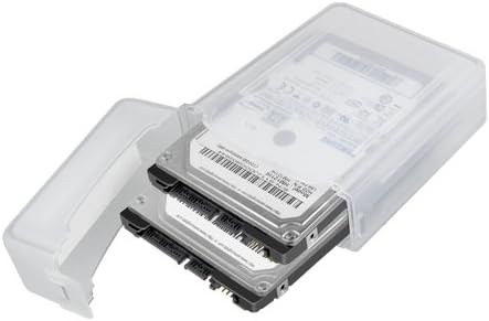 Ineo I-NC07 2 x 2.5-inch SSD/HDD Hard Drive Protective Storage Carrying Case Dust Resistant Shock Resistant