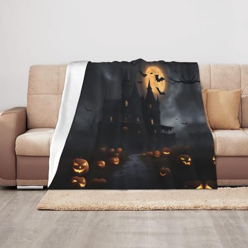 Couverture voyage douce plaid gothique Halloween contre le froid - 2