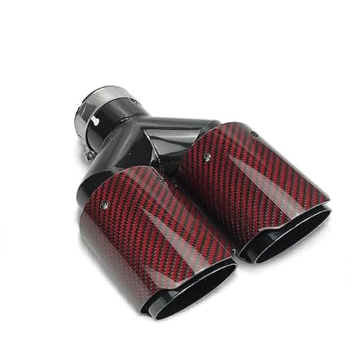 Silencieux d'échappement double embout de voiture carbone pour BMW